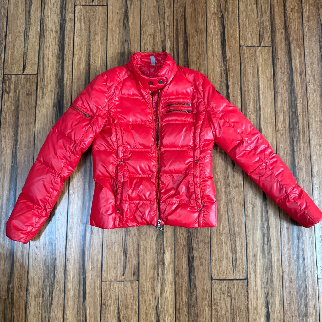 Rlx Ralph Lauren Vibrant Red Puffer Jacket